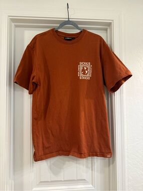 Dickies Men's Burnt Orange Short Sleeve Graphic Tee